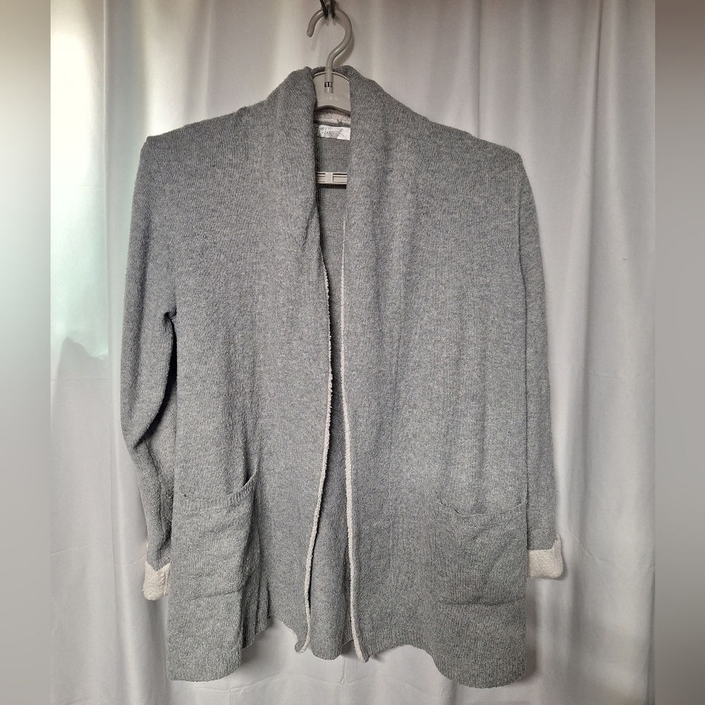 Gray Women's Cardigan Sweater